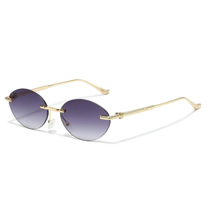 Retro-inspirierte ovale Sonnenbrille Brehn 1787812325