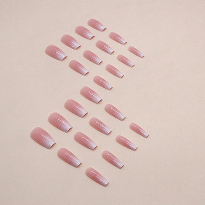 Künstlerisches Press-On-Nagelset mit himmlischem Design Brehn