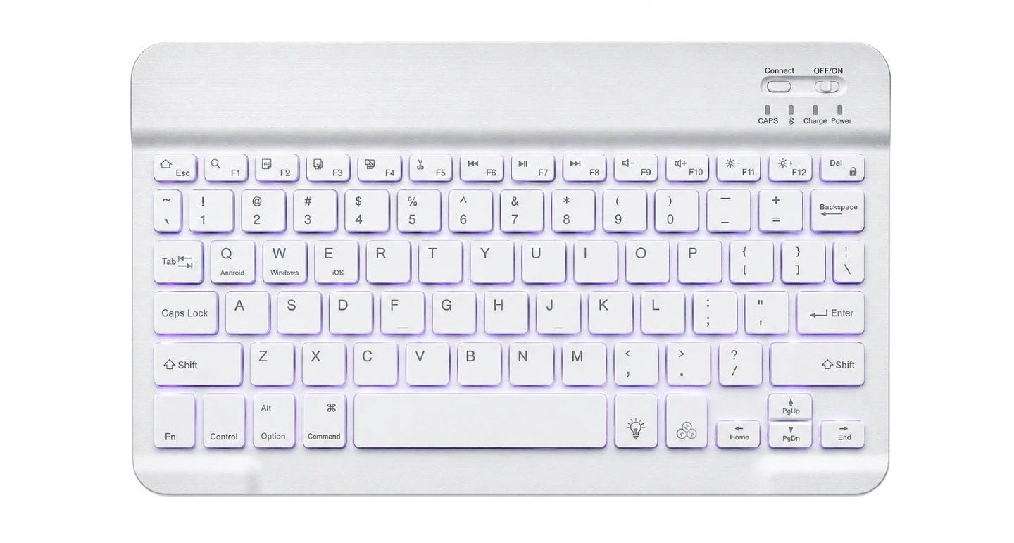 Drahtlose hintergrundbeleuchtete Mini-Tastatur Brehn