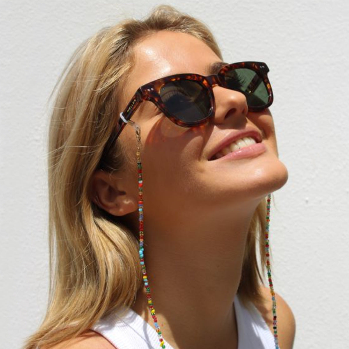 Multi-Farben Perlen Brillenhalter Kette Brehn