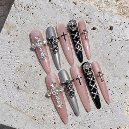 Gothic-Themen Dekorative Nagelkunst Set