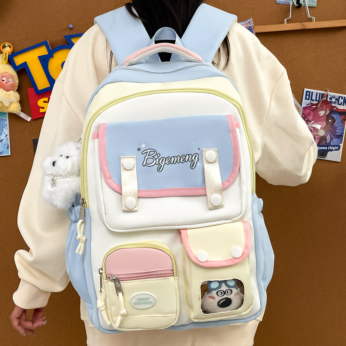 Vielseitiger Multi-Taschen Schulrucksack Brehn