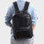 Stylischer Mehrfachfächer-Leder-Rucksack Brehn