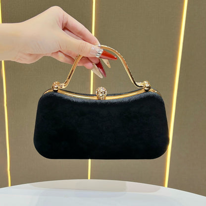 Vintage-inspirierte satin Abendhandtasche