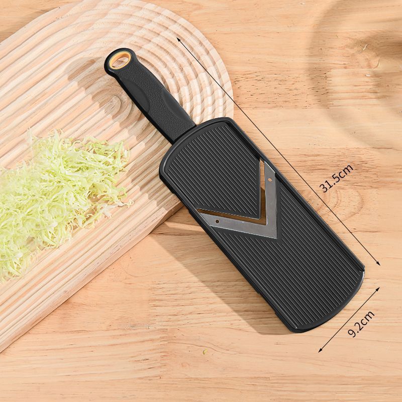 Adjustable V-Blade Mandoline Slicer with Safety Food Holder