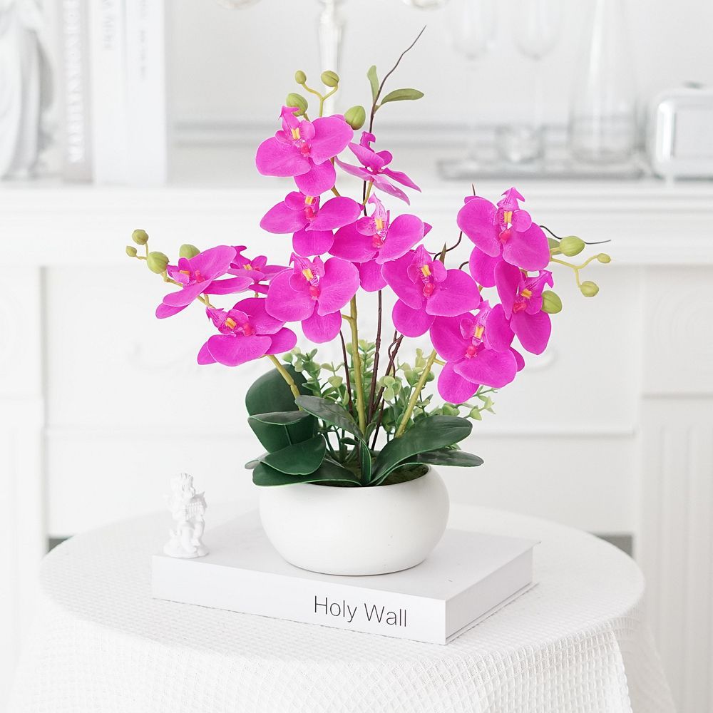 Realistische künstliche Orchideen Dekoration