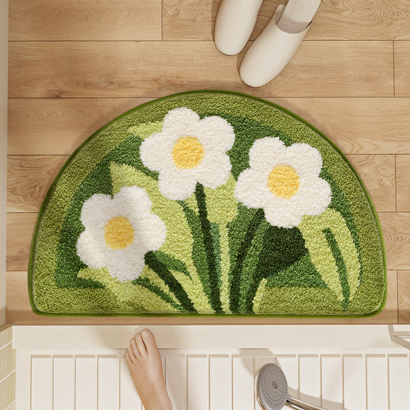 Plüsch Floral Design Badmatte Brehn