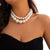 Elegante Perlenkette mit Doppeltem Strang Brehn