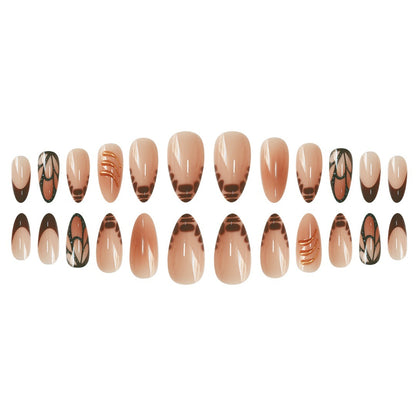 Künstlerische Ombre Nagelkunst Verlängerungen Brehn