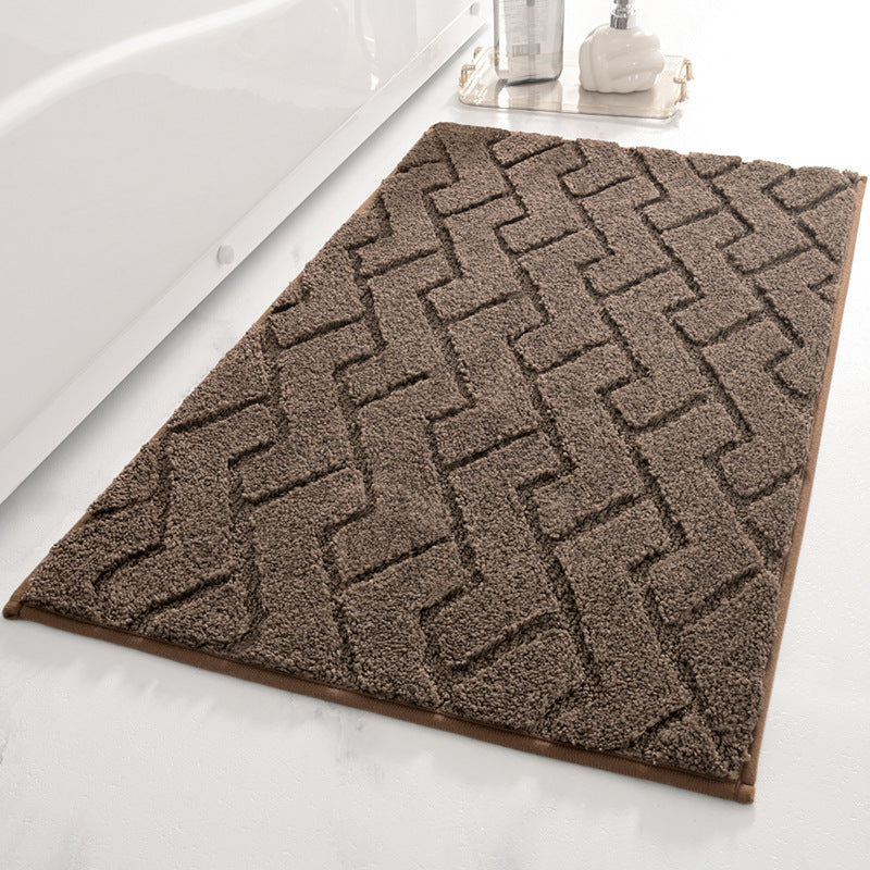 Moderne geometrische Badematte Brehn