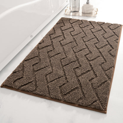 Moderne geometrische Badematte Brehn