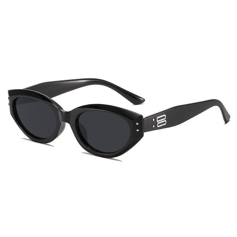 Damen modische Sonnenbrille im zeitgenössischen Stil mit schmalem Rahmen Brehn