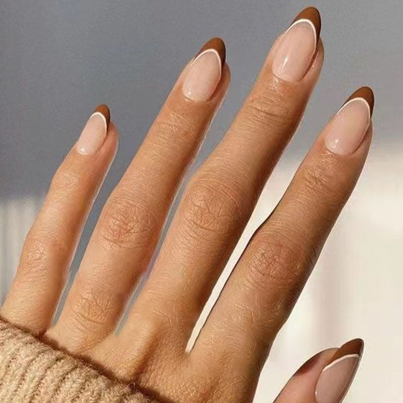 Premium natürliche Finish Press-On Nagelspitzen Brehn