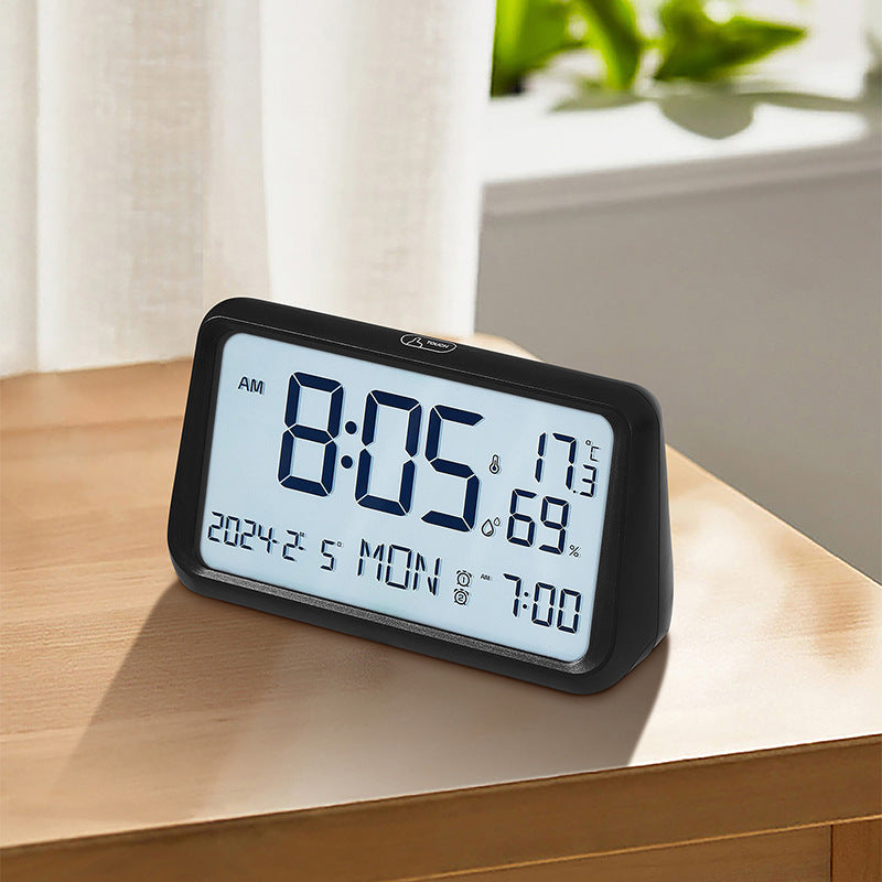Digitaler Wetter-Alarmwecker mit Hygrometer und Thermometer Brehn