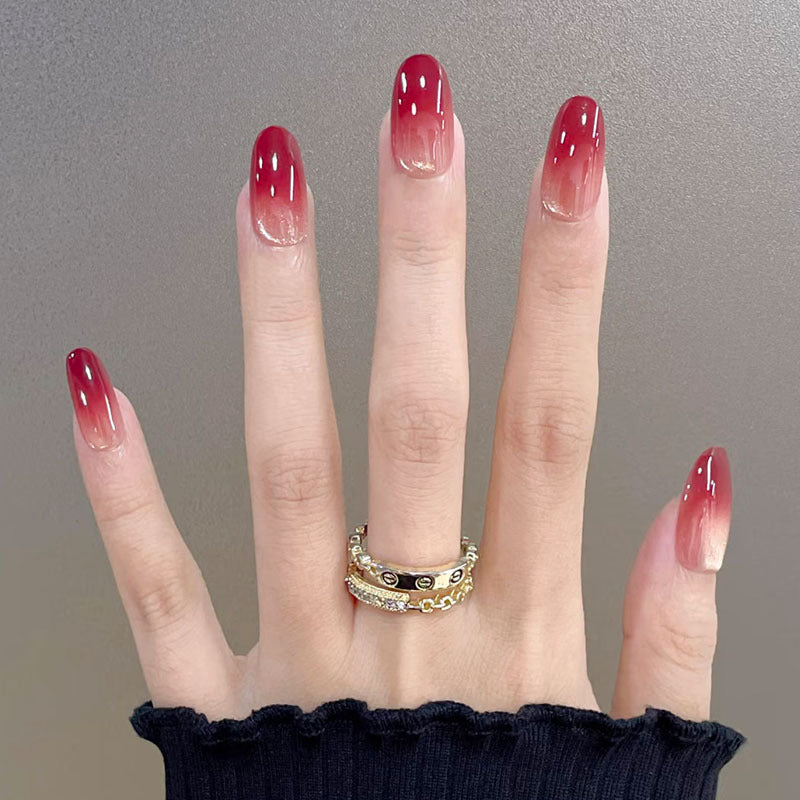 Künstlerisches Ombre Glitter Nagelkunst Set Brehn