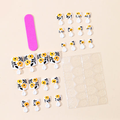 Floral Acryl Nagelkunst Set Brehn