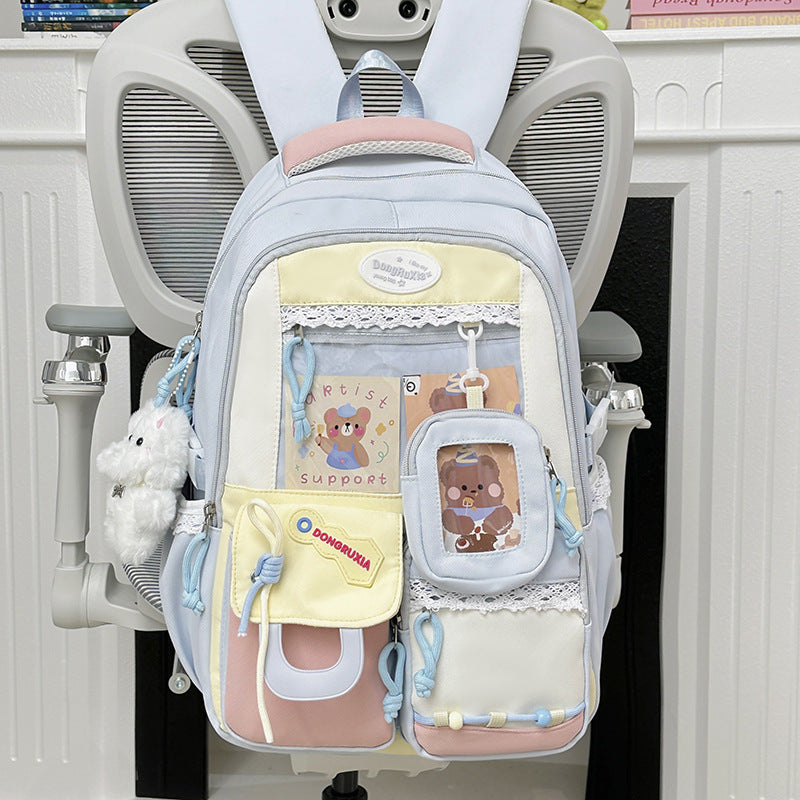 Verspielter Mehrfach-Taschen-Rucksack Brehn