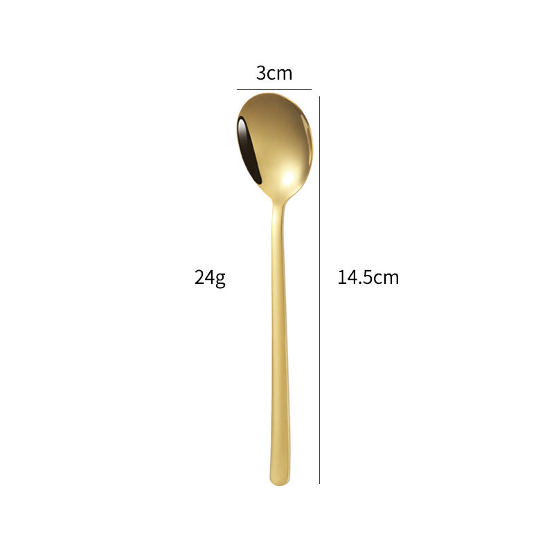 Eleganter Dessertlöffel mit Luxuriöser Goldener Oberfläche Brehn