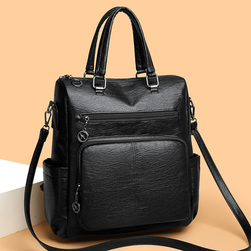 Stilvoller Multi-Funktions-Leder-Rucksack Brehn