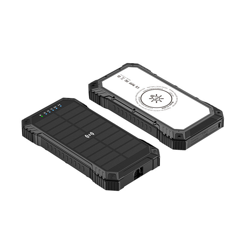 Robuste Solar Powerbank mit Kabelloser Ladetechnologie Brehn