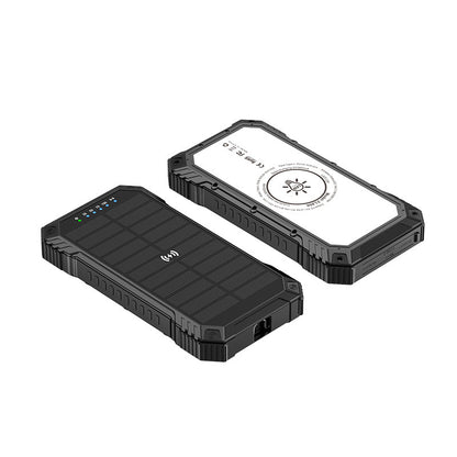 Robuste Solar Powerbank mit Kabelloser Ladetechnologie Brehn