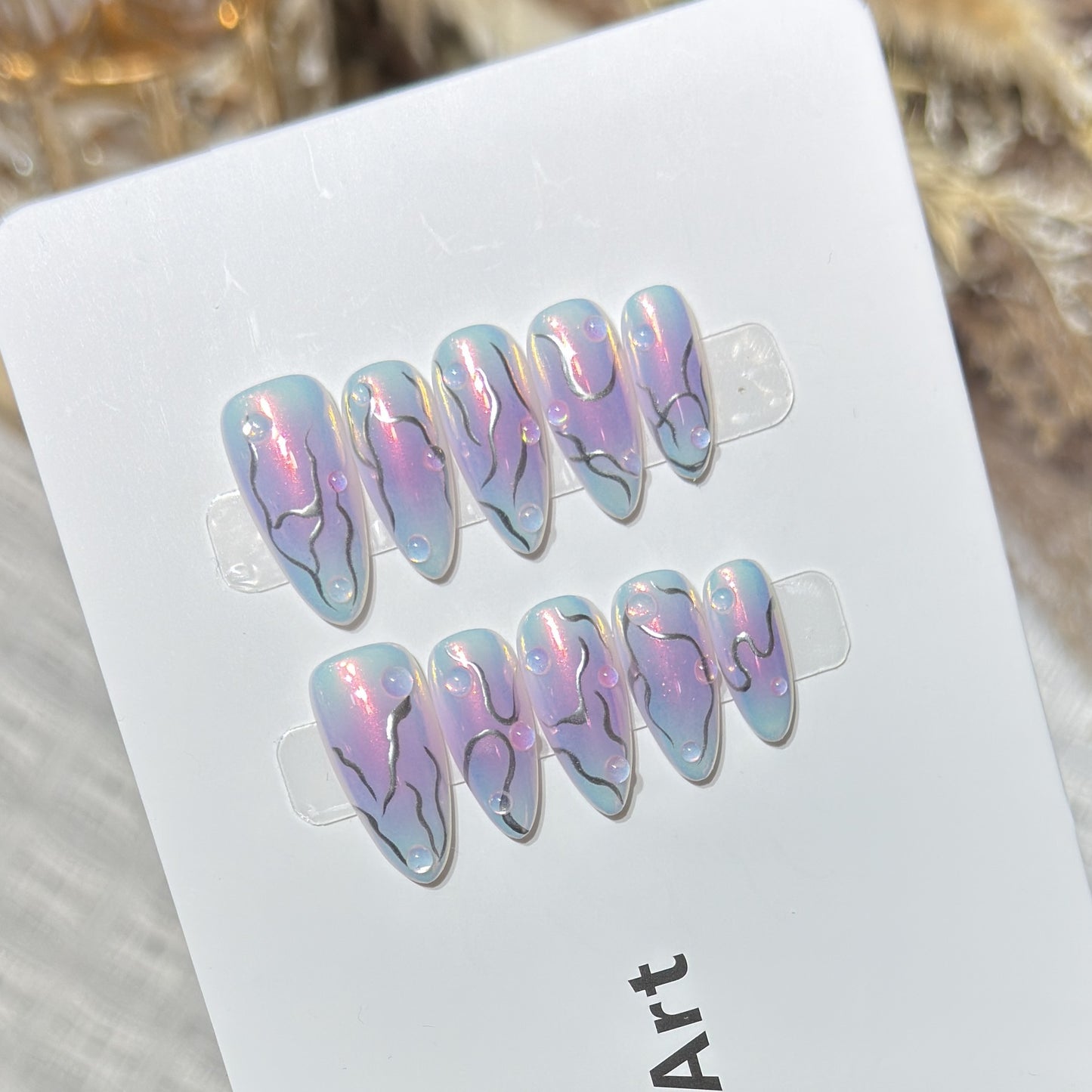 Iridescent Press-On Nagelset Brehn