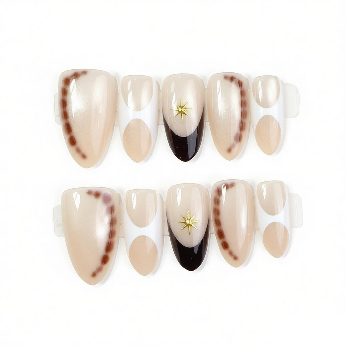 Glamorous Press-On Nail Art Set Brehn