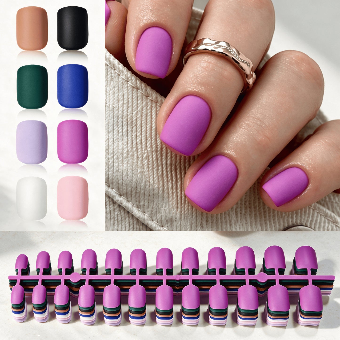Abnehmbare Press-On Nail Kollektion Brehn