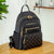 Eleganter gesteppten Multi-Taschen-Rucksack