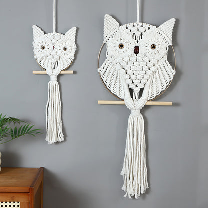 Macrame Eule Wandbehang Brehn