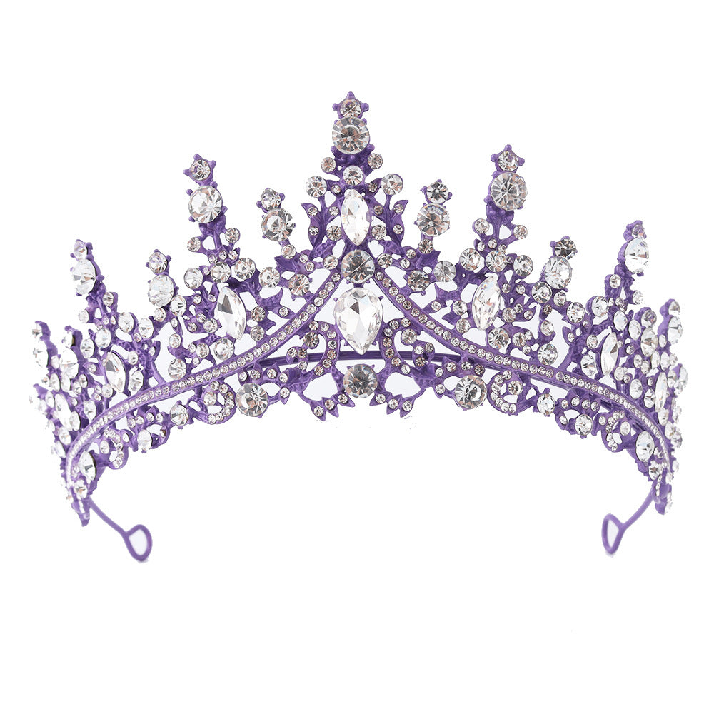 Damen Strass Tiara mit funkelnden Edelsteinen Brehn