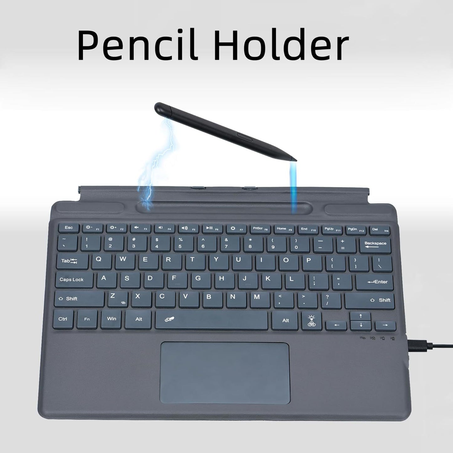 Beleuchtete Touchpad-Tastatur-Hülle Brehn