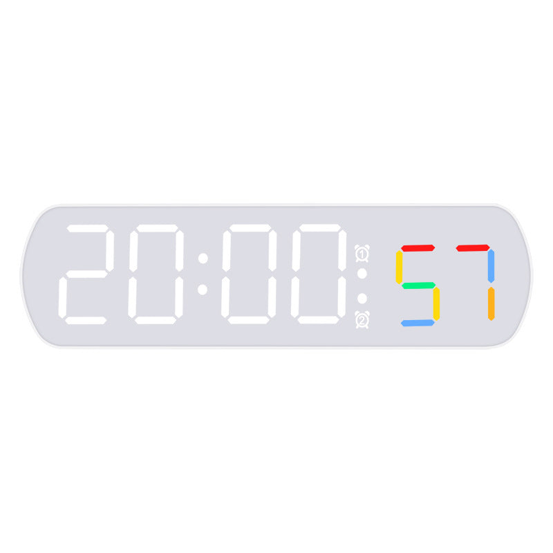 Digitaler Funkwecker mit mehrfarbigem LED-Display Brehn