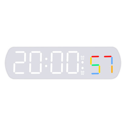 Digitaler Funkwecker mit mehrfarbigem LED-Display Brehn