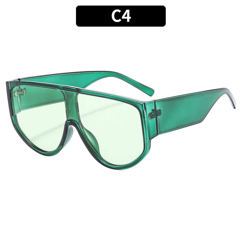 Futuristische Übergroße Schild Sonnenbrille