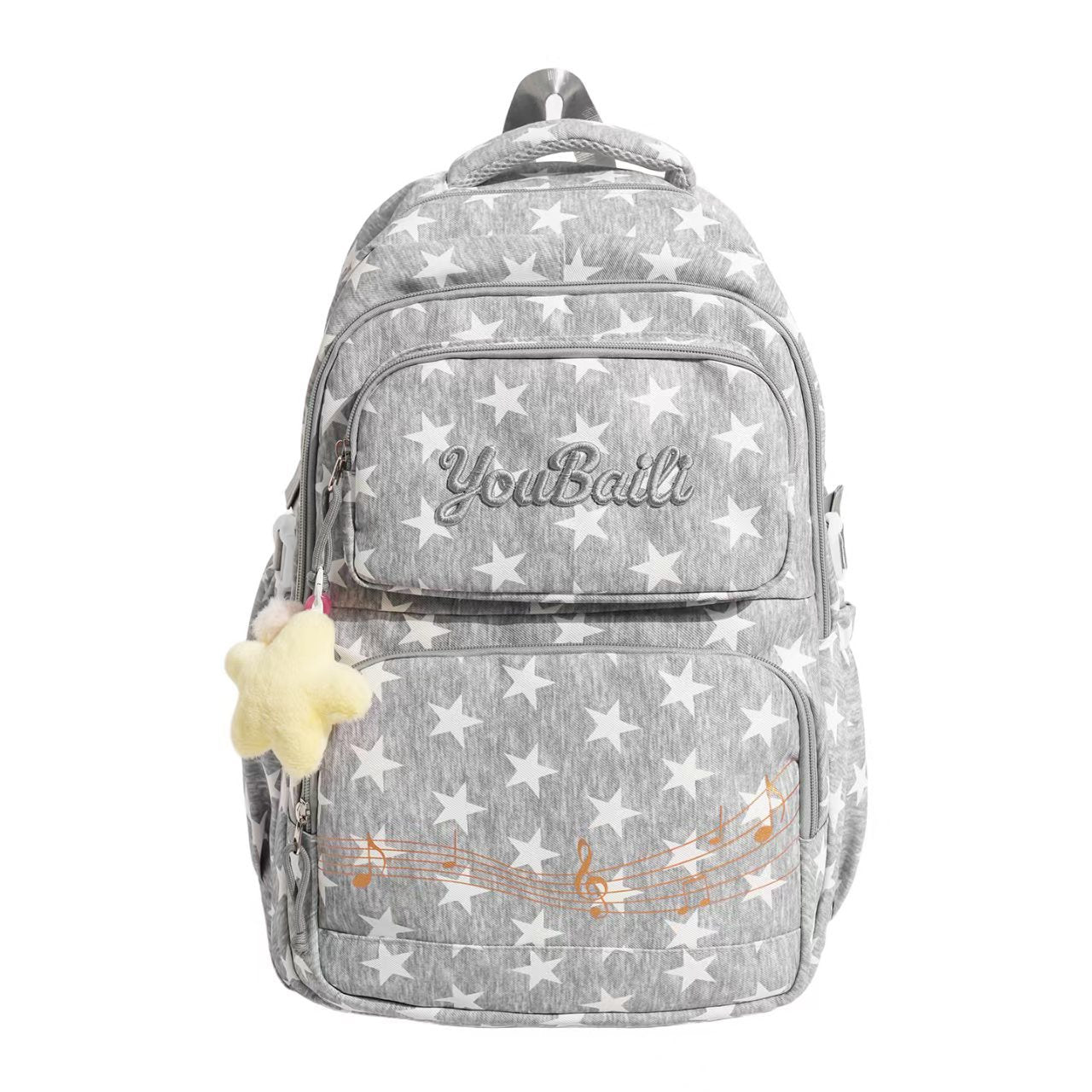 Multifunktionaler, mit Sternen verzierter Rucksack Brehn