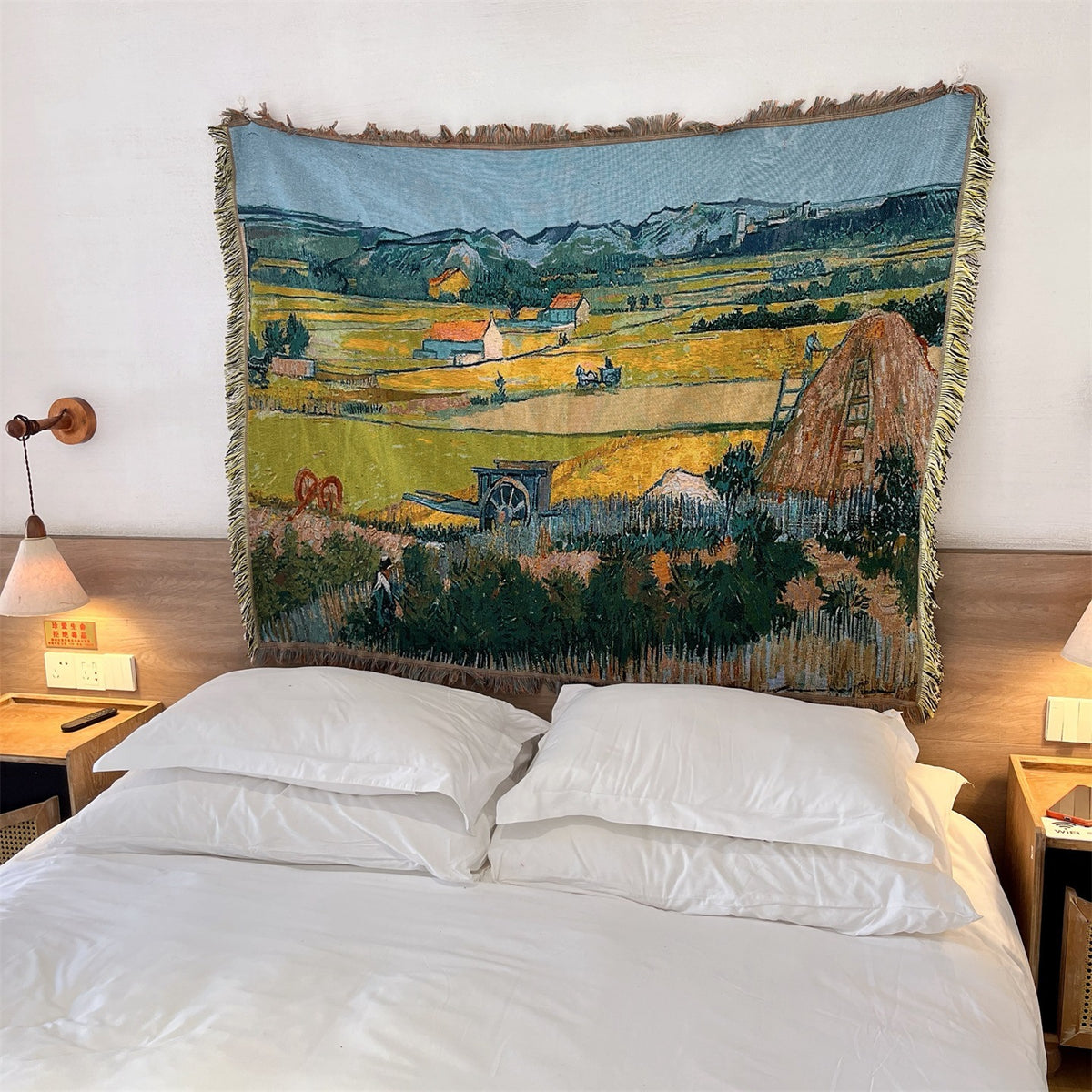 Künstlerische florale Wandteppichdecke