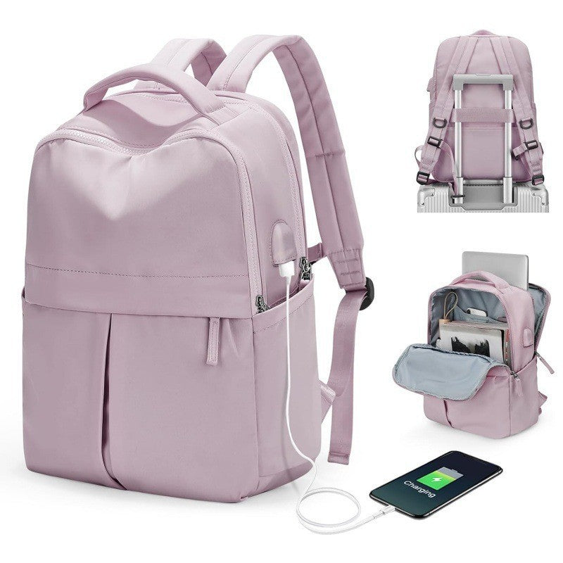 Multifunktionaler Laptop-Rucksack mit Usb-Anschluss und Vielseitigen Fächern Brehn