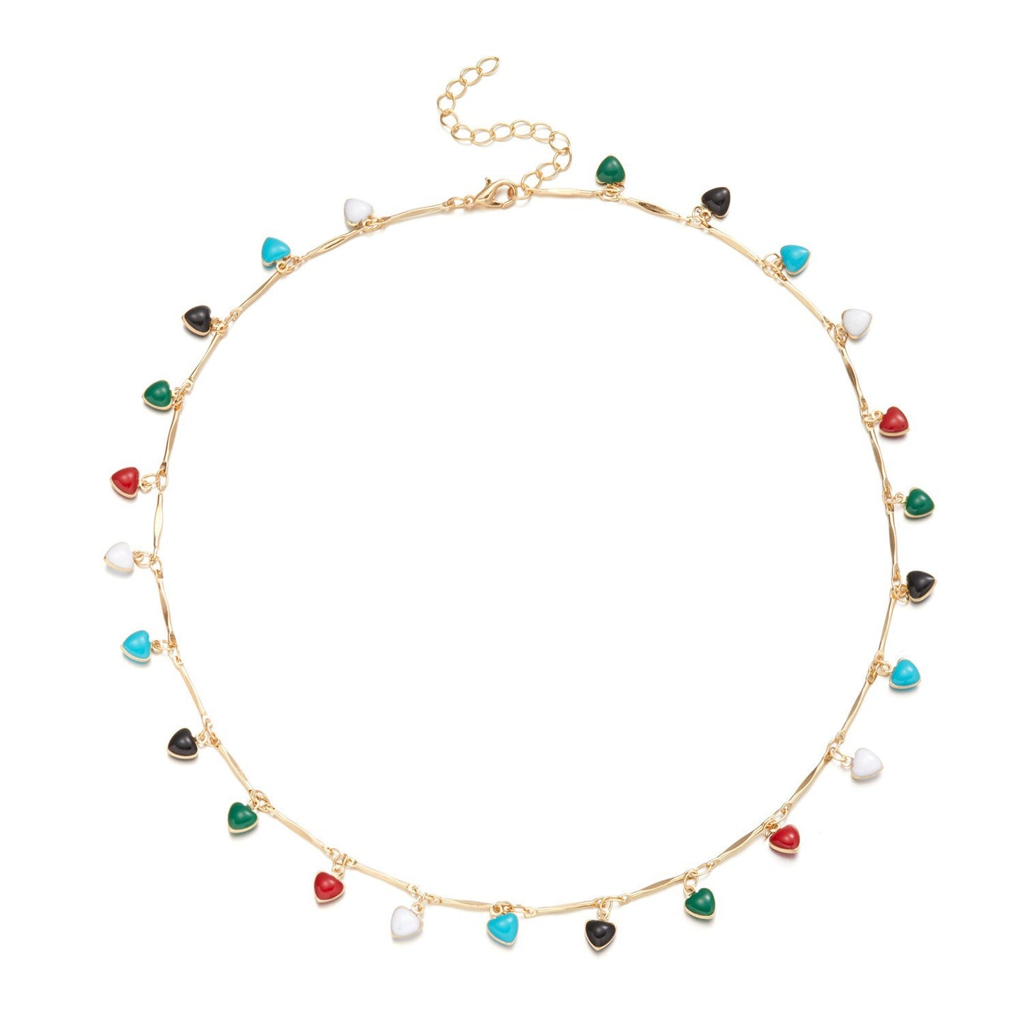 Herz Charm Statement Halskette Brehn