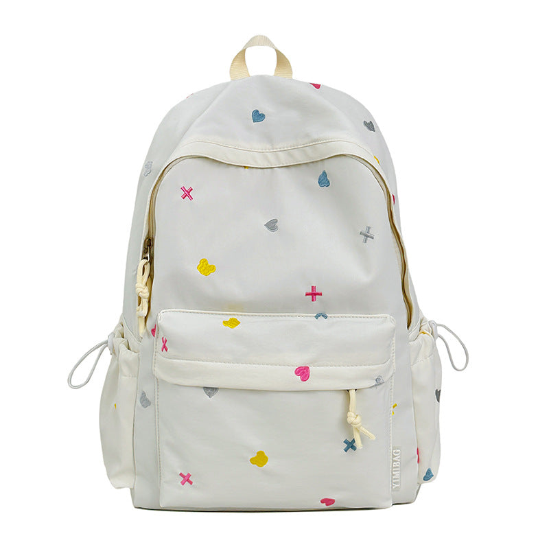 Verspielter Herz-Muster Rucksack Brehn