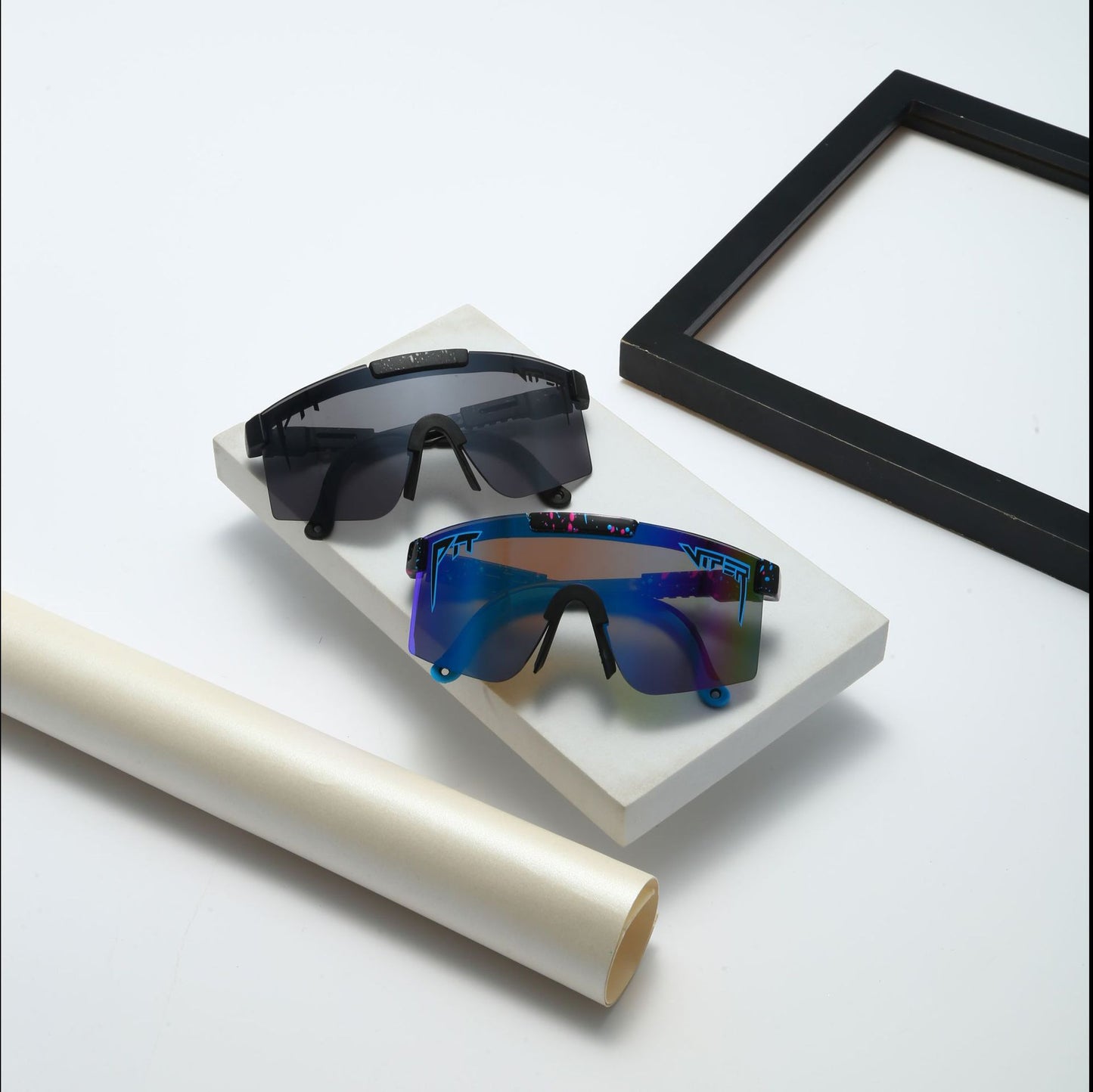 Damen Sportliche Rennbrille mit hochgradigem UV-Schutz und komfortablem, belüftetem Rahmen Brehn