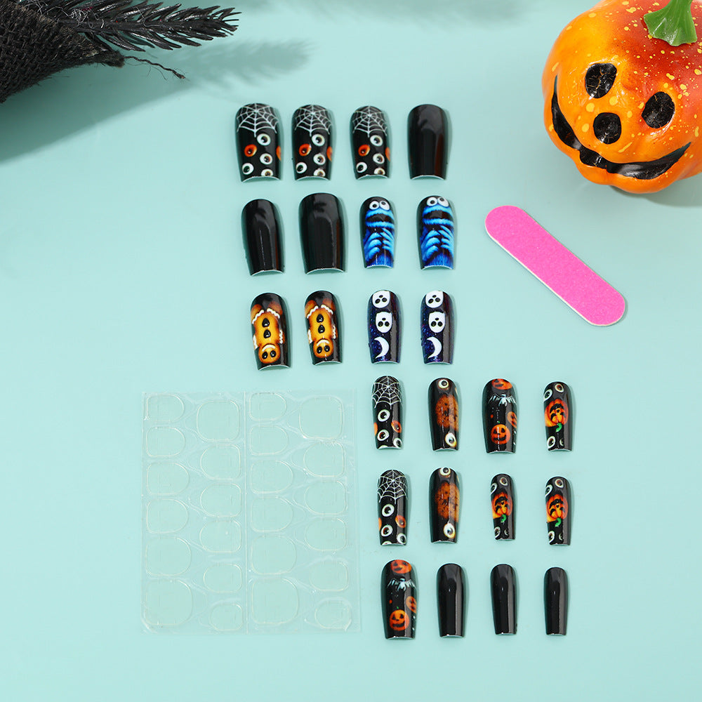 Kreative Kunstnägel im Halloween-Stil Brehn