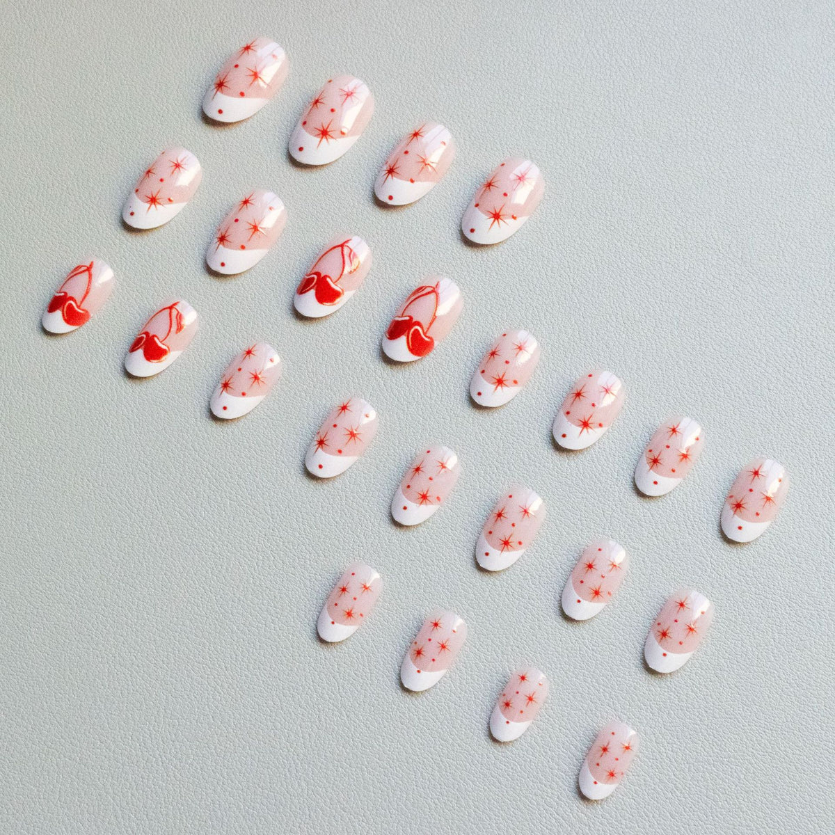 Künstlerisches Kirschblüten-Nagelkunst-Kit