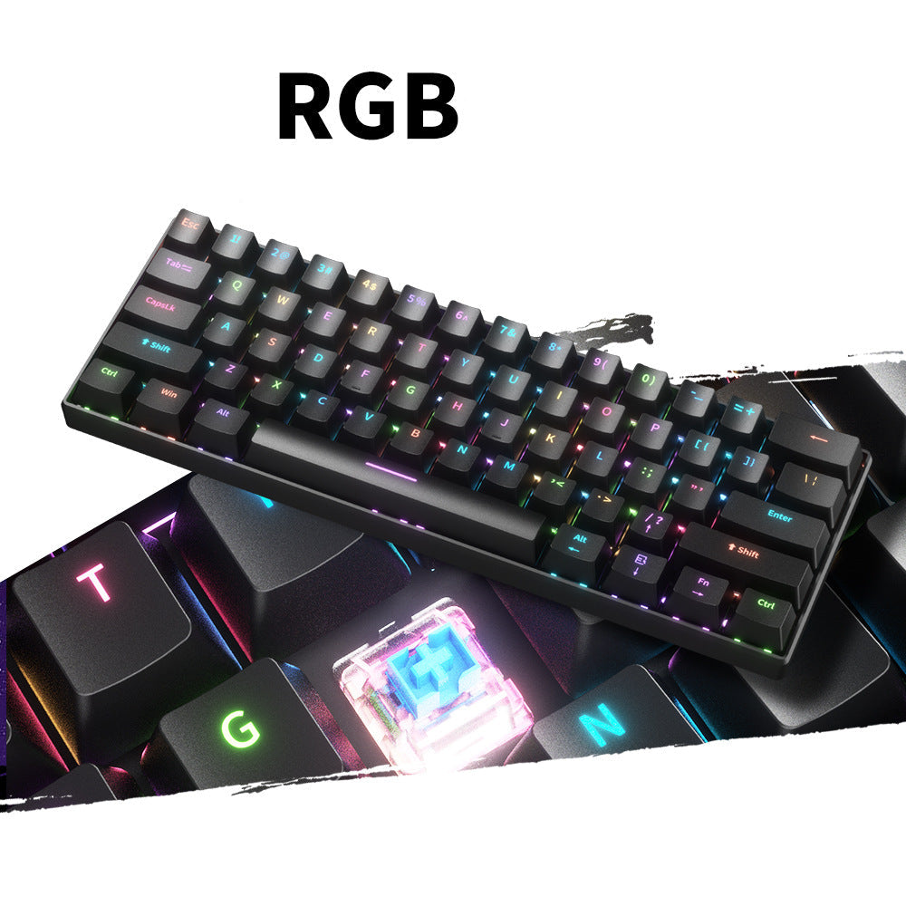 RGB Kompakte Mechanische Tastatur mit Ultra-Reaktionsschnellen Schaltern Brehn