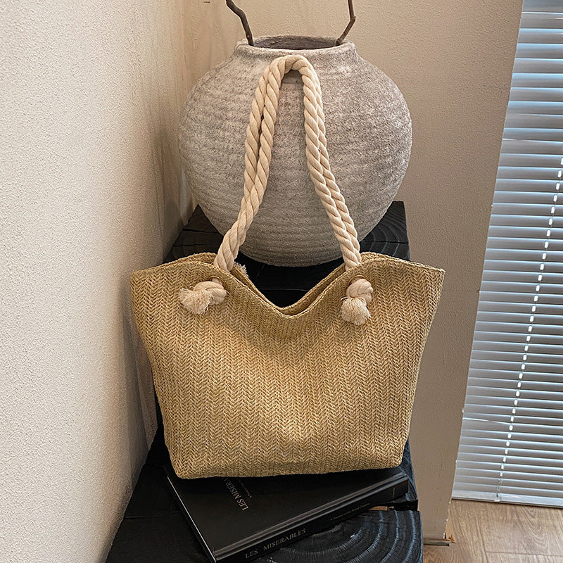Chic handgewebte Strandtasche Brehn
