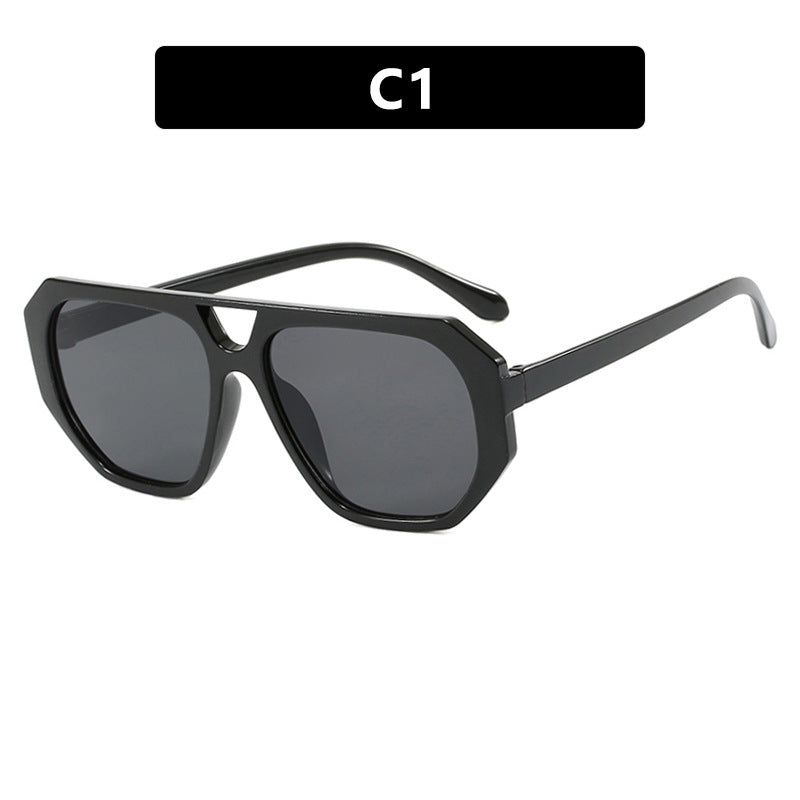 Damen Sonnenbrille im modischen Hexagon-Design mit UV-Schutz Brehn