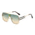 Damen exklusive modische oversized Sonnenbrille mit glamourösen Akzenten Brehn