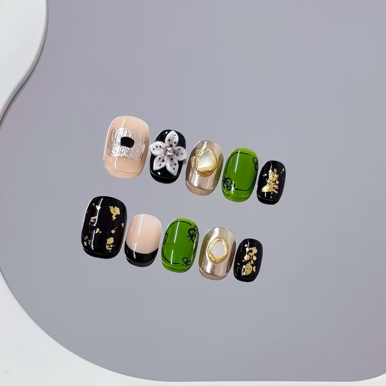 Dekorativer Nagelkunst-Set Brehn