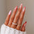 Kunstnagelset mit eleganten French Tips Brehn