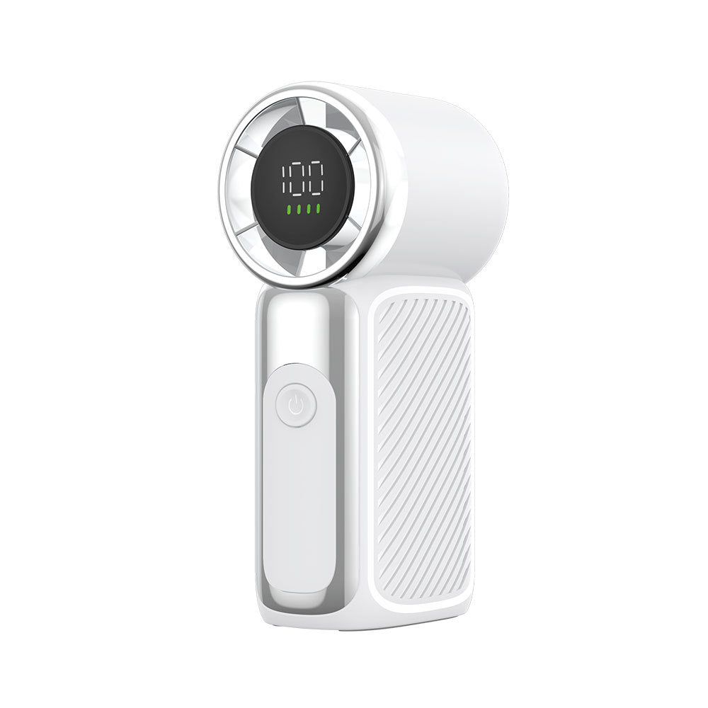 Unisex Portable Digital Display Handheld Fan Brehn